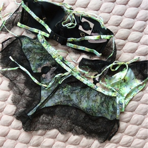 Victoria's Secret Black Label Metallic Teddy
